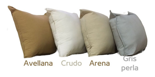 Imagen 6 de 8 de Set 5 Funda De Almohadón 40x40 Tusor Nórdicos Decorativo