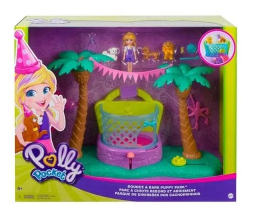 Polly Pocket Parque De Diversiones Dos Cachorros 