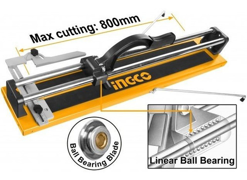 Cortadora De Cerámica Manual 80cm Ingco C/bolso- Ynter Indus