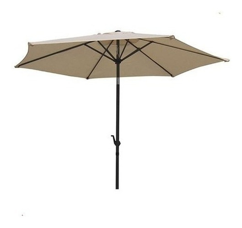 Sombrilla Grande Jardin 2.7m Manivela Parasol Camping Centro