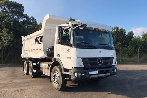 Caminhão Mercedes-benz Atego 2730 6x4 Meia Cana 14m³