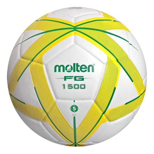 Paquete De 20 Balones Molten Forza Laminado #5 F5g1500 Color Amarillo