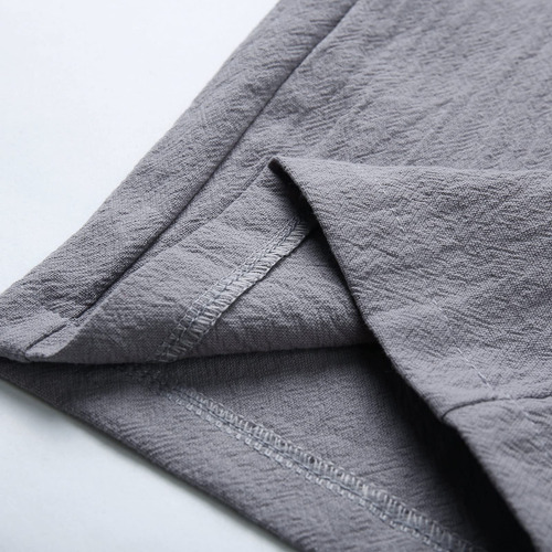 Pantalones Capri De Lino Ligeros Para Mujer, De Mezcla