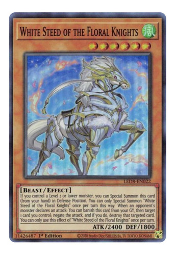 Yugioh! White Steed Of The Floral Knights