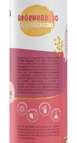 Shampoo Oleo De Rosa Mosqueta 300ml Vs