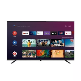 Pantalla Smart Tv Ghia 50 Pulgadas Led 4k Android Tv Certificada Wifi 3 HDMI 2 USB 1 Optico Asistente de Google Integrado