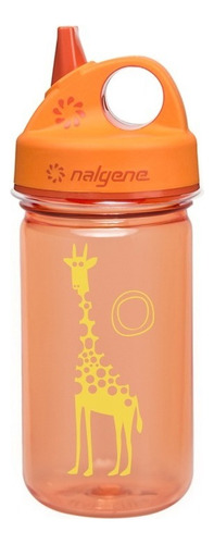 Botella Para Niños Nalgene Grip N Gulp 355 Ml Libre Bpa Usa Color Orange Giraffe