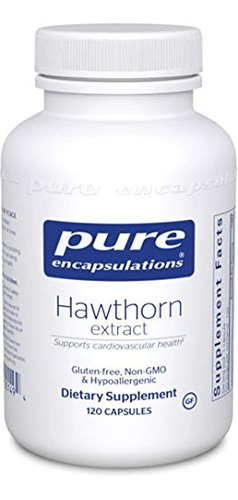 Extracto De Pure Encapsulations  hawthorn 120 de 1