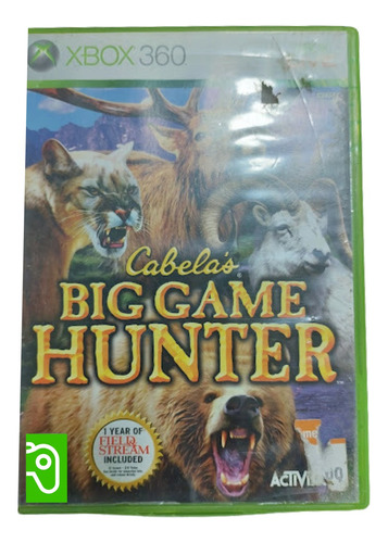 Cabela's Big Game Hunter Juego Original Xbox 360 (Reacondicionado)