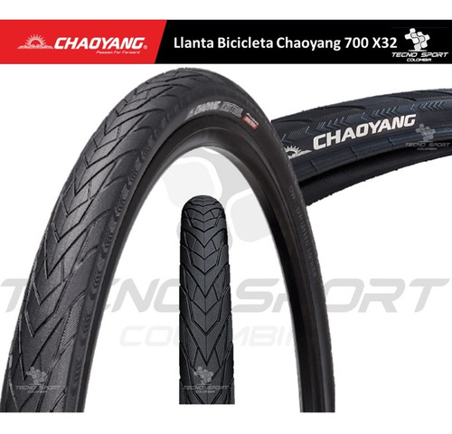 Imagen 4 de 7 de Llanta Bicicleta Chaoyang 700 X 32 Rin 29 Lisa + Neumático
