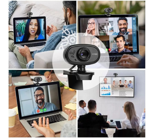 Câmera Webcam Argom Cam20 720p Usb Arg-wc-9120bk