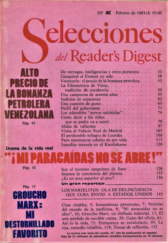 Selecciones Febrero 1983 - Venezuela Bonanza Petrolera