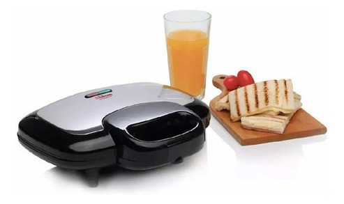 Imagen 2 de 8 de Sandwichera Liliana Mastertost Negra As990 700w