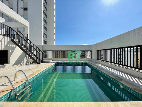 Imagem 2 de 30 de Cobertura Duplex, Frente Mar, Vista Para O Mar, Alto Padrão, 4 Dormitórios Sendo 2 Suítes, 3 Vagas De Garagem, Pitangueiras, Guarujá/sp - Co0040