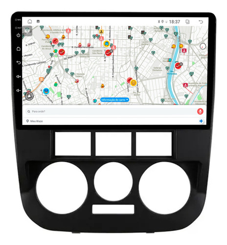 Kit Multimidia Gol G4 9p Carplay Android Auto 2/32gb