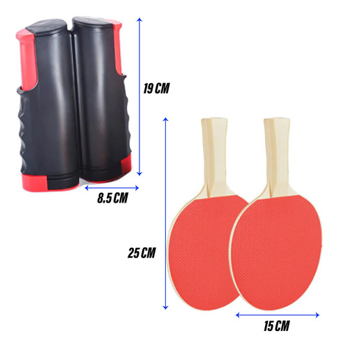 Juego De Ping Pong Todo En Uno, Incluye Red De Ping Pong