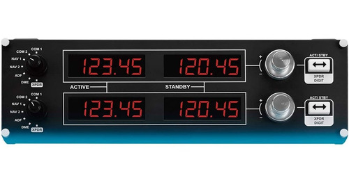 Panel De Radio Logitech G Pro Para Simulador De Vuelo