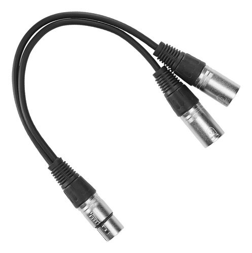 Micrófono Divisor Doble Tipo Y Jorindo Hembra A Cable Xlr