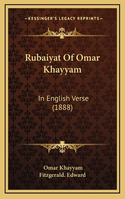 Libro Rubaiyat Of Omar Khayyam: In English Verse (1888) -...