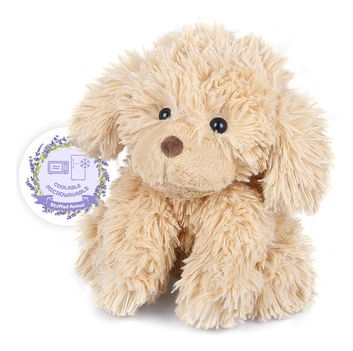 Suzzipals Peluche De Golden Retriever Calentable, Almohadill