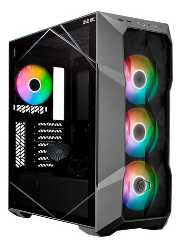 Caja Atx Cooler Master Masterbox Td500 Max Color Negro