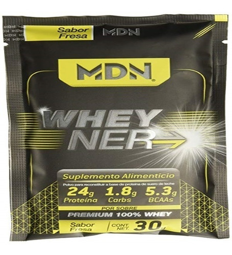 Proteina Whey Ner Mdn 40 Sobres (4 Sabores) Envio Full