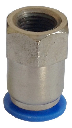 Conector Pneumático Reta Fêmea 10mm X 1/2 Bsp Kit 4 Unid