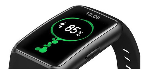 Imagen 6 de 6 de Huawei Series 6 Band 6 Sport 1.47" caja de polímero dark gray, malla graphite black de silicona FRA-B19