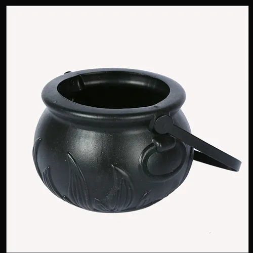 Caldero De Plástico Para Brujas De Halloween, 12 Unidades, C