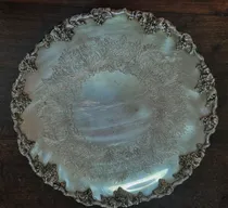 Comprar Antigua Bandeja Metal Plateado Uvas, Vides Rep Sheffield. M