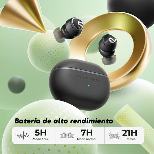 Imagen 4 de 10 de Auriculares Inalámbricos Mini Pro Soundpeats Bt Cancel Ruido