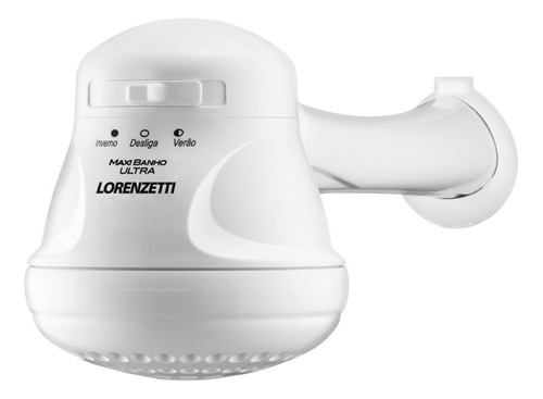 Chuveiro Lorenzetti Maxi Banho Ultra Com Cano 5500w 220v Branco 5.5 Kw