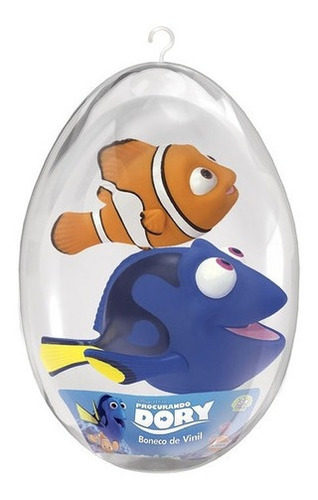 Bonecos Nemo E Dory No Ovo Grande 34cm - Líder Brinquedos