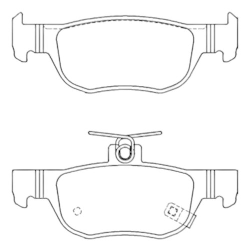 Pastilla Trasera Cerámica Para Mazda Cx30 2.0/2.5 2020a2024