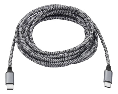 Cable Tipo C A Tipo C 8 Metros Carga Rapida 60w Reforzado