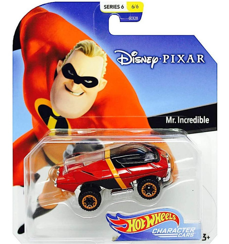 Hot Wheels Mr Incredible Character Cars Disney Pixar