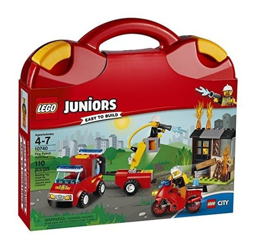 Juguete De La Patrulla De Fuego Lego Juniors 10740 Para Niñ