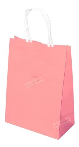 Set 6 Pcs Bolsa De Regalo Asa 32.5x25.5x12 Cm Papel Kraft N*