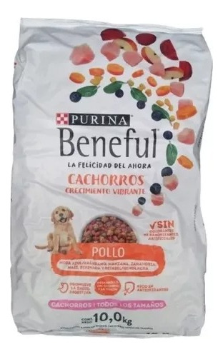 2 Bolsas Alimento Perro Purina Beneful 10 Kg C/u Cachorros