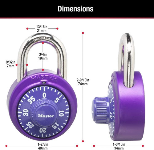 Imagen 5 de 6 de Candado Master Lock 1530dcm