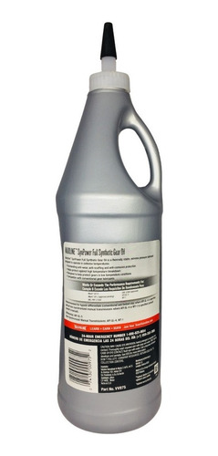 Imagen 2 de 5 de Aceite De Transmision Valvoline 75w90 Synpower Gear Oil Ls