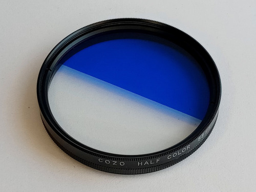 Filtro 58mm Azul Half Color Cozo Japon