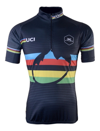Remera Ciclismo Ciclista Manga Corta Hombre Yersey Bolsillos