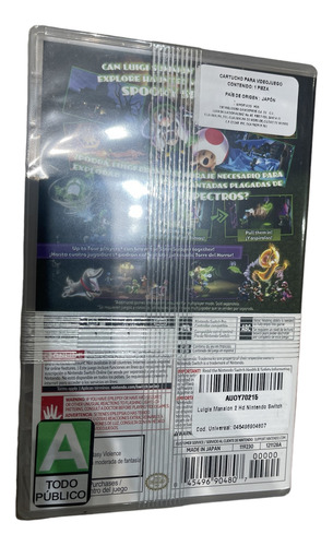 Luigis Mansion 2 Nintendo Switch Videojuego Físico Nuevo