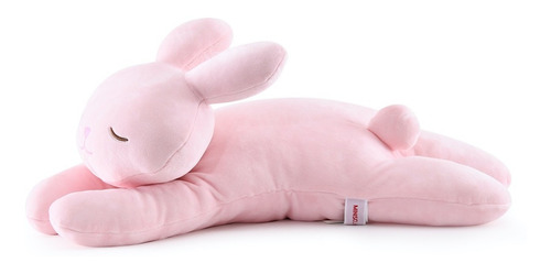 Peluche Conejo Rosa Almohada Para Dormir Contención Y Apego