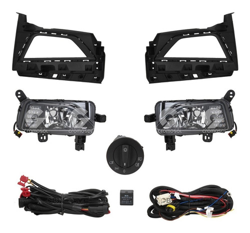 Kit Faro Auxiliar Y Drl Polo G6 2018 2019 2020 2021 2022