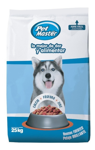 Alimento Pet Master Croquetas Para Perro Adulto 25kg
