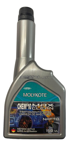 Aditivo Molykote Chem 10 Max Clean Limpia Inyectores Nafta