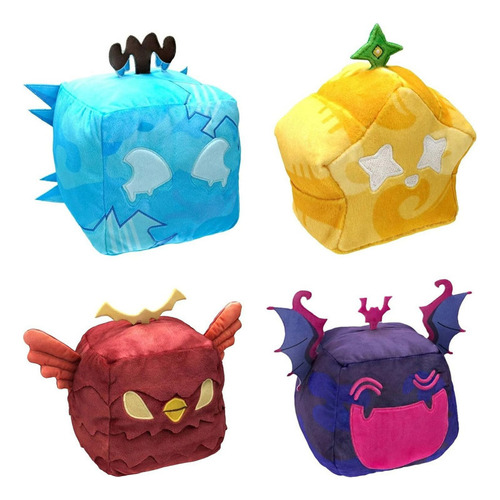 4 X Peluche Blox Fruits, Muñeca Caja De Frutas Demonio