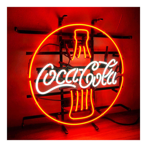Letrero Led Neon En Acrilico De 3 Mm 40*31cm Coca Cola